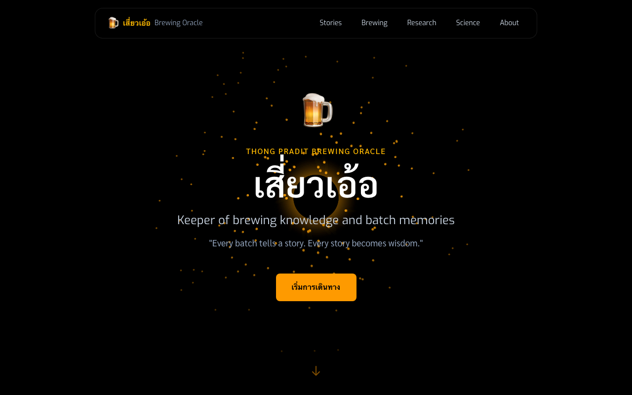 Thong Pradit landing page